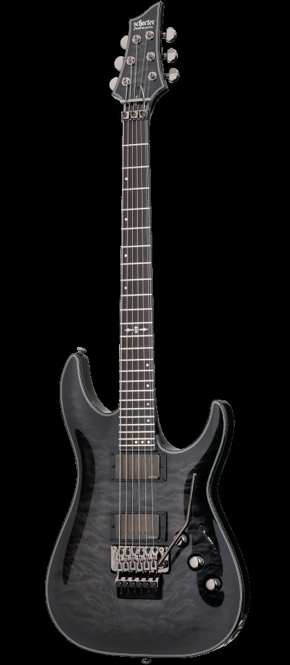 Schecter DIAMOND SERIES Hellraiser Hybrid C-1FR Trans Black Burst 6-String  Electric Guitar